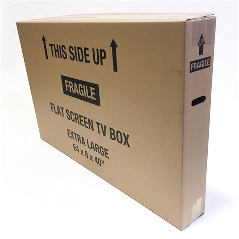 Best Overall Uline Deluxe Moving Corrugated Boxes. . Large tv moving box